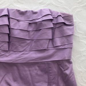 J. CREW Lavender Strapless Dress